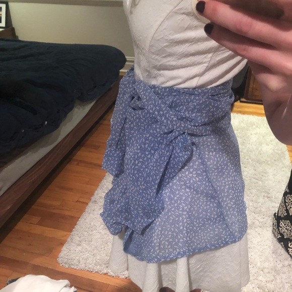 Blue Polkadot Blouse | Business Cash | boho prep - Picture 5 of 6